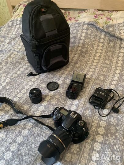 Комплект Nikon D7000, объективы, вспышка