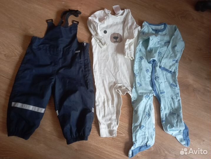 Вещи пакетом на мальчика 80 86