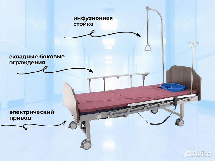 Медицинская кровать для лежачих больных