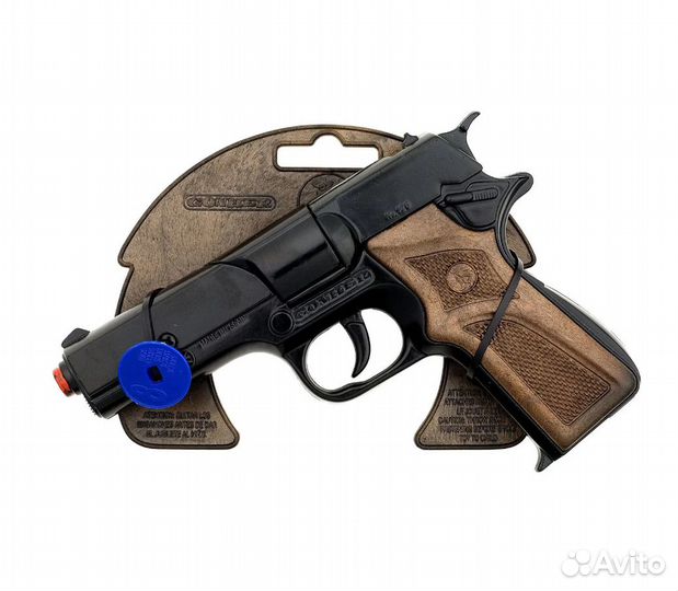 3125/0 Полицейский пистолет на 8 пистонов, металл