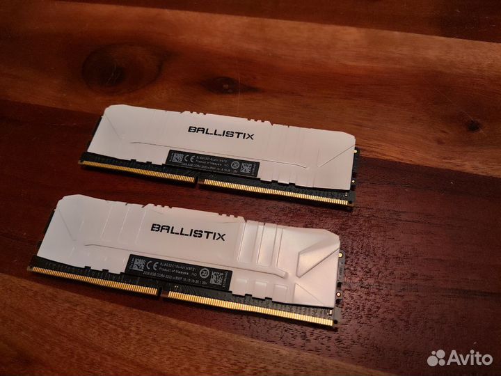 Оперативная память Crucial Ballistix 16 гб (2x8)