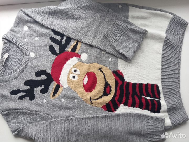 Новогодний свитер S