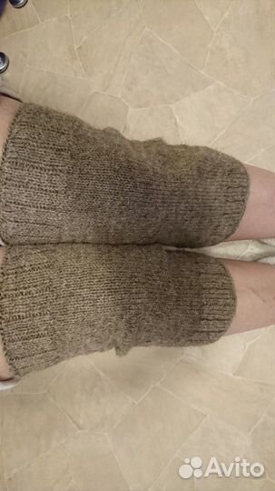 Наколенники, ручная работа, 100 шерсть