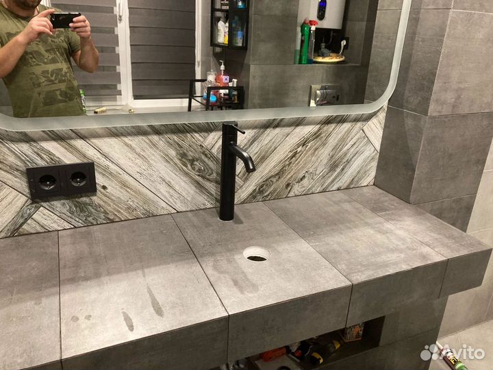 Установка ванной Унатаза Раковин Тумбм