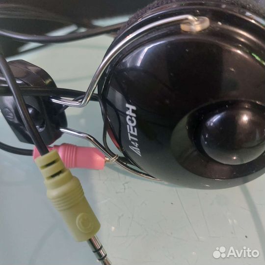 Наушники с микрофоном a4tech