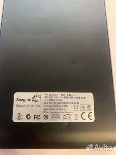 Переносной жёсткий диск Seagate 640 Gb