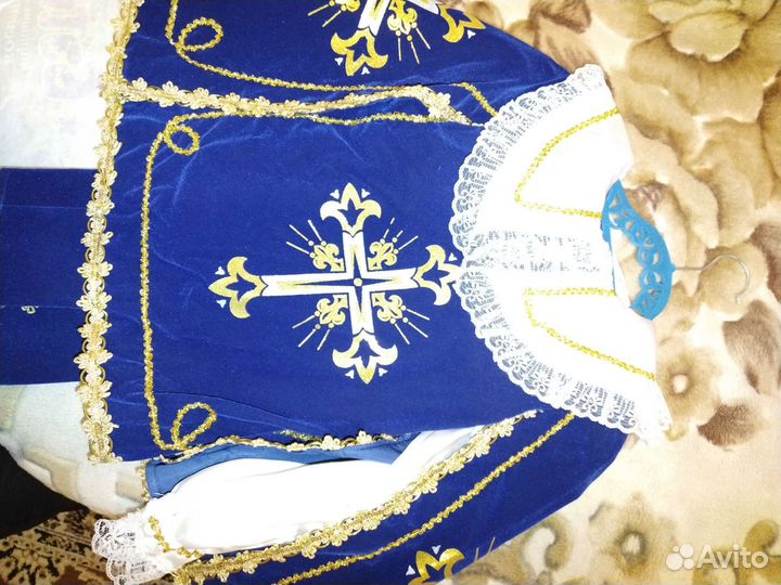 Костюм Мушкетера Короля синий