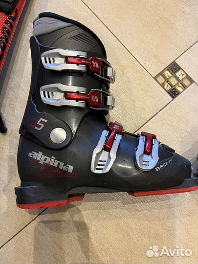 Горные лыжи детские 100 комплект