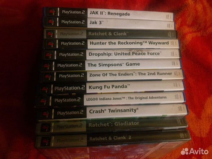 Лицензионые диски для плейтейшн 2