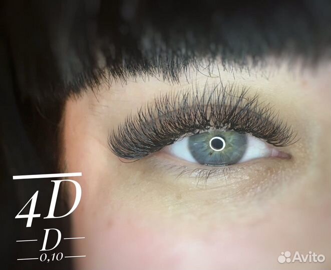 Наращивание ресниц, покрытие гель лаком