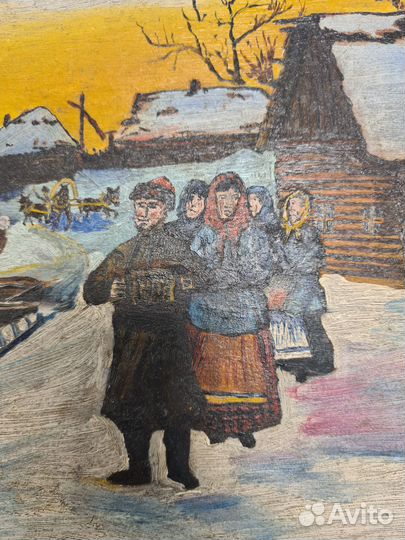 Антикварная картина