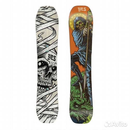 Новый сноуборд yes ALL IN + крепления drake reload