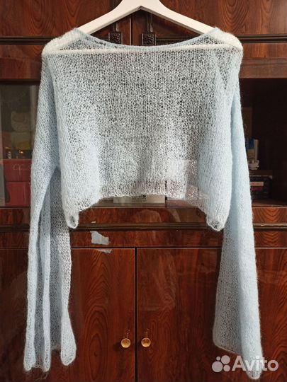 Джемпер паутинка ручная работа