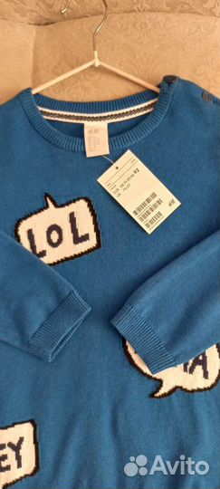 Джемпер 92р H&M/ свитер новый