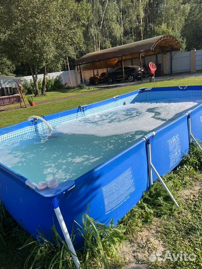 Каркасный бассейн прямоугольный
