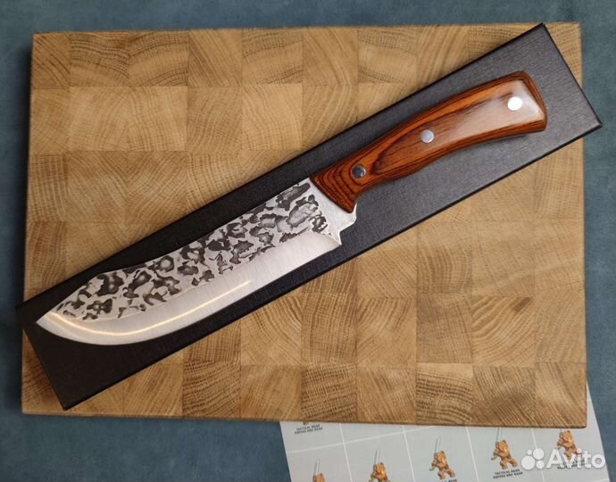 Турецкий шеф нож кованый
