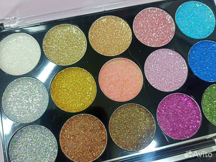 Палитра теней глиттер