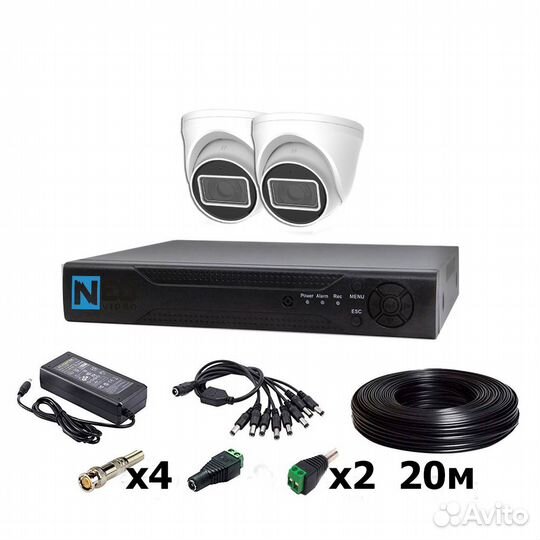 Готовые комплекты видеонаблюдения +с жестким диско