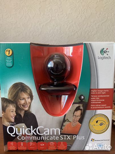 Веб камера logitech quickcam communicate stx plus