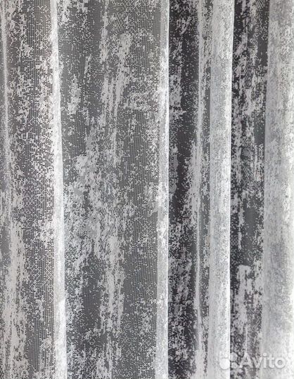 Тюль мрамор