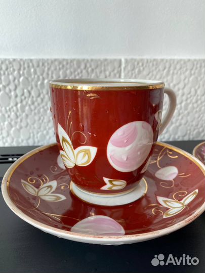 Вербилки. Чайная пара. СССР. Дфз. Большая