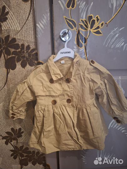 Плащ тренч детский