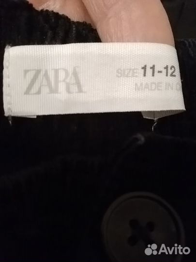 Вельветовые брюки zara, для мальчика 152
