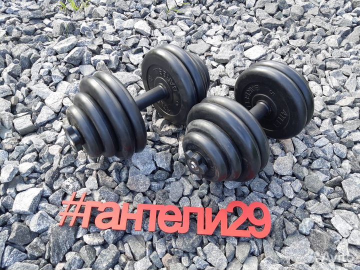 Гантели на 29,5 кг