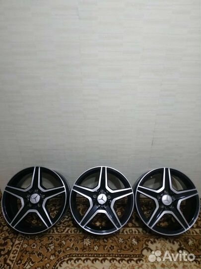 Литые диски r17, 5*112,ц.о66.6 mercedes