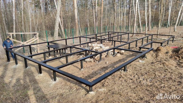 Винтовые сваи 89/2500+Монтаж+Оголовок+цпс