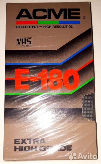 VNS Видеокассеты, чистые, новые,запечатанные