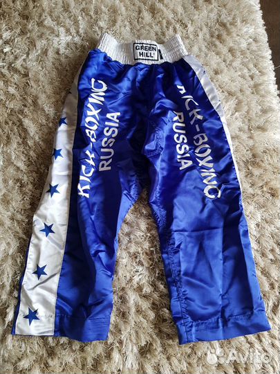 Форма и защита для занятий кикбоксингом детские