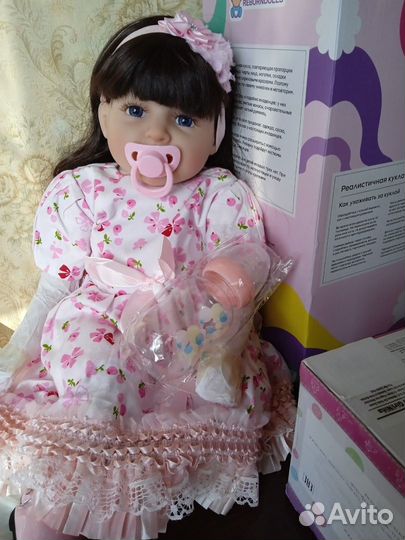 Кукла реборн новая силиконовая девочка