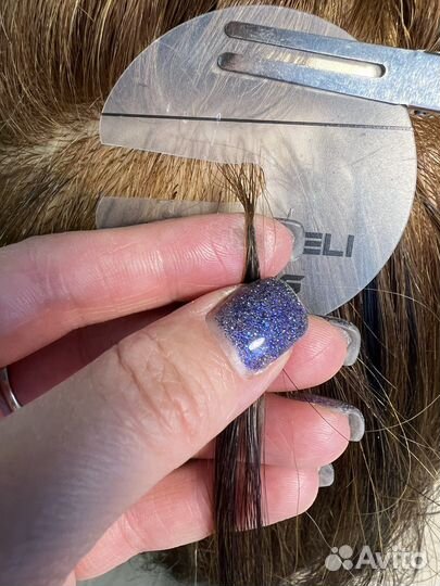 Наращивание натуральных волос