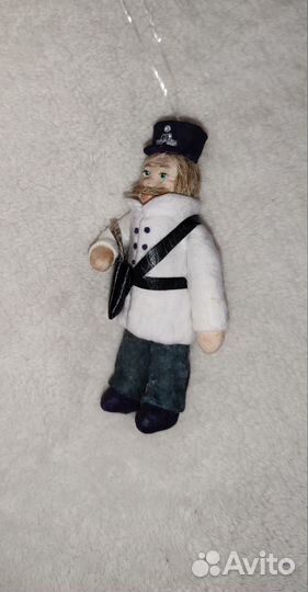 Ватная ёлочная игрушка, новая, ручная работа