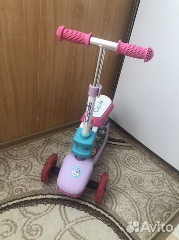 Самокат детский с сиденьем