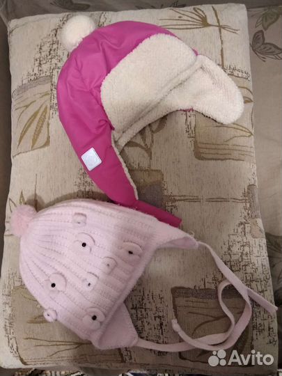 Шапка зимняя для девочки 48 50