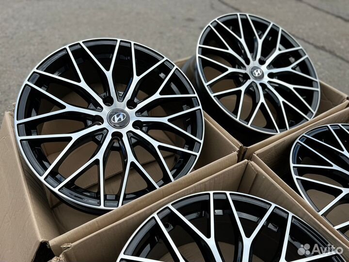 Литые диски BMF091 R17 на Huyndai Sonata