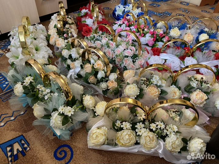 Свадебные кольца на авто