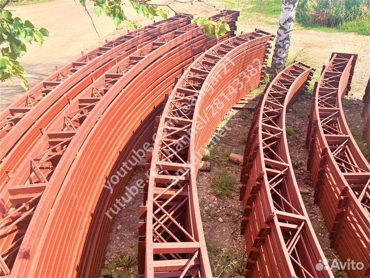 Каркас ангаpа 662 м2