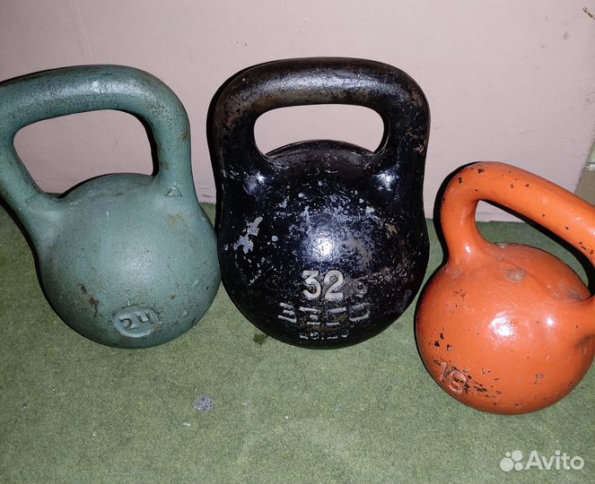 Гири 16, 24, 32 кг