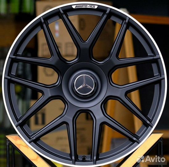 Кованые диски в стиле AMG Mercedes GLC class r21