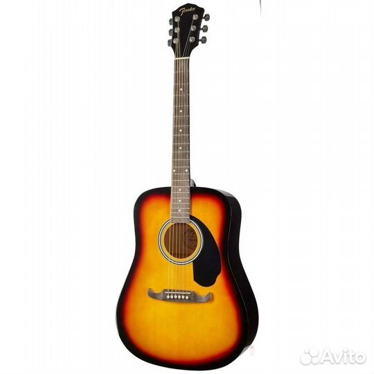 Гитара fender FA-125 dreadnought SB WN