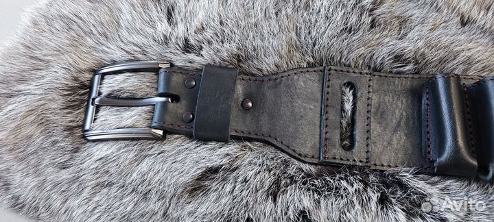 Кожаный патронташ ручной работы