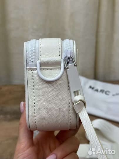 Сумка marc jacobs snapshot DTM moon white