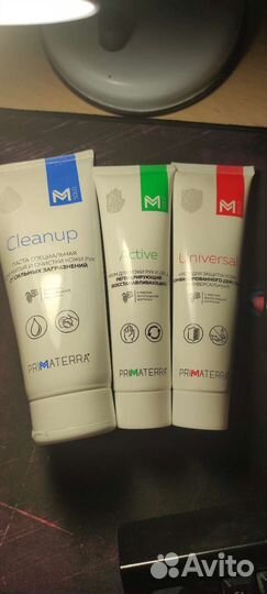 Паста для очистки рук, крема
