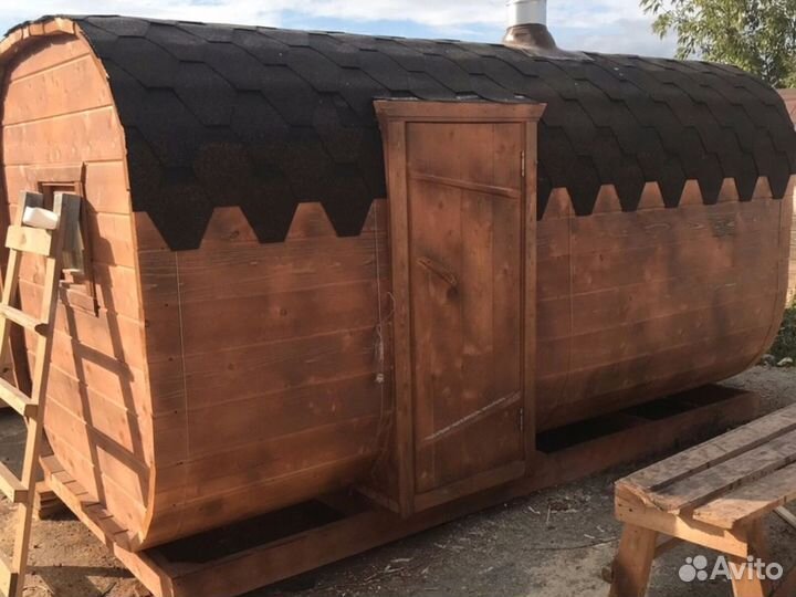 Бани-бочки квадро в наличии