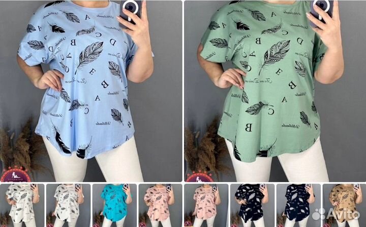 Футболка женская размер 56-64