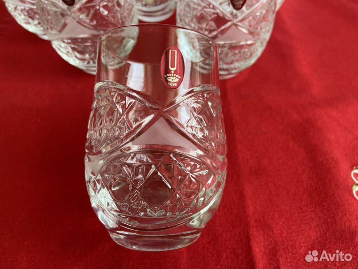 Набор стаканов хрусталь
