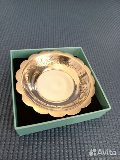 Серебряная солонка,розетка раритет СССР